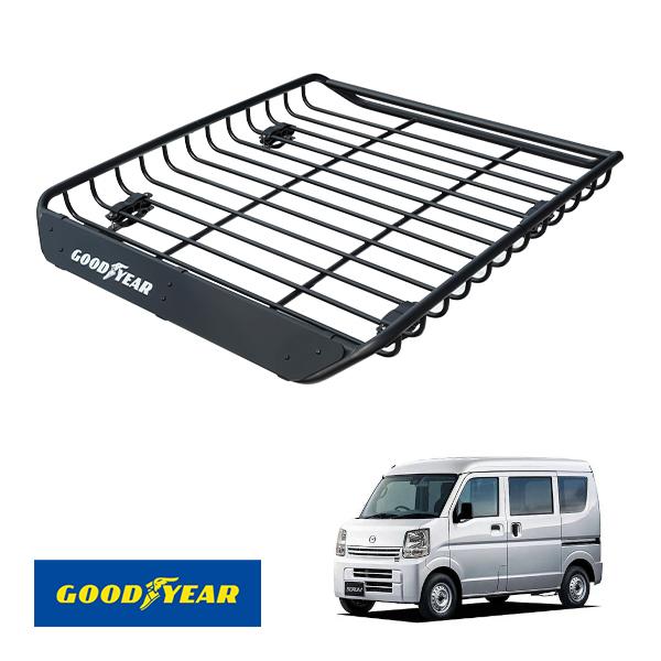 GOODYEAR正規品 スチール ルーフラック MEGA PRO マツダ スクラムバン