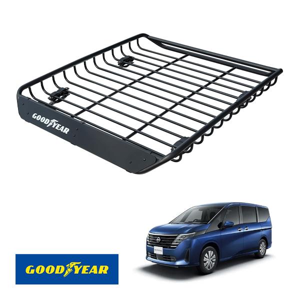 GOODYEAR正規品 スチール ルーフラック MEGA PRO 日産 セレナ C28系