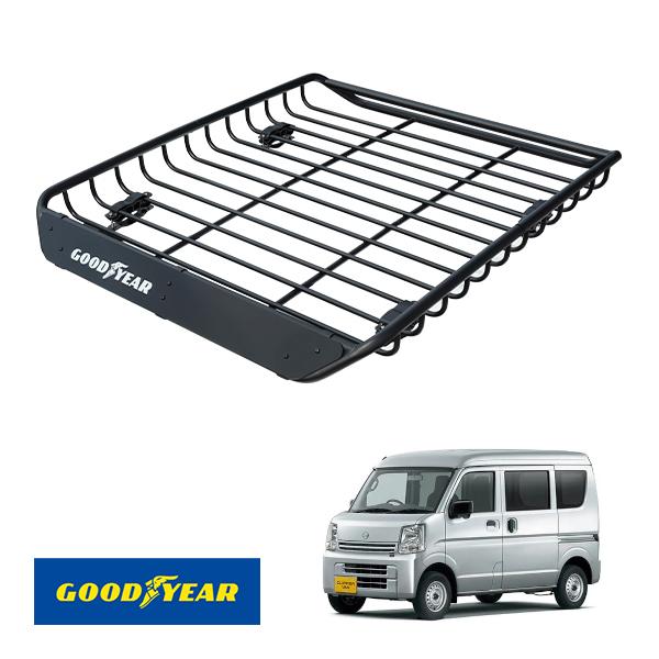 GOODYEAR正規品 スチール ルーフラック MEGA PRO 日産 クリッパーバン 