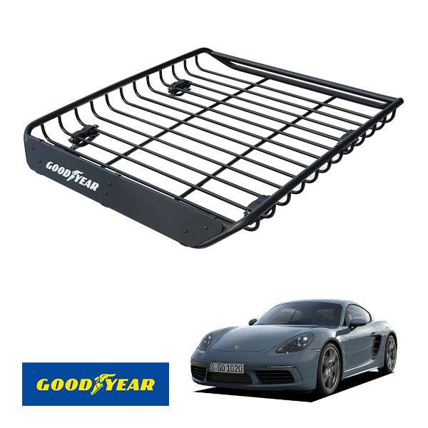 GOODYEAR正規品 スチール ルーフラック MEGA PRO ポルシェ 718ケイマン