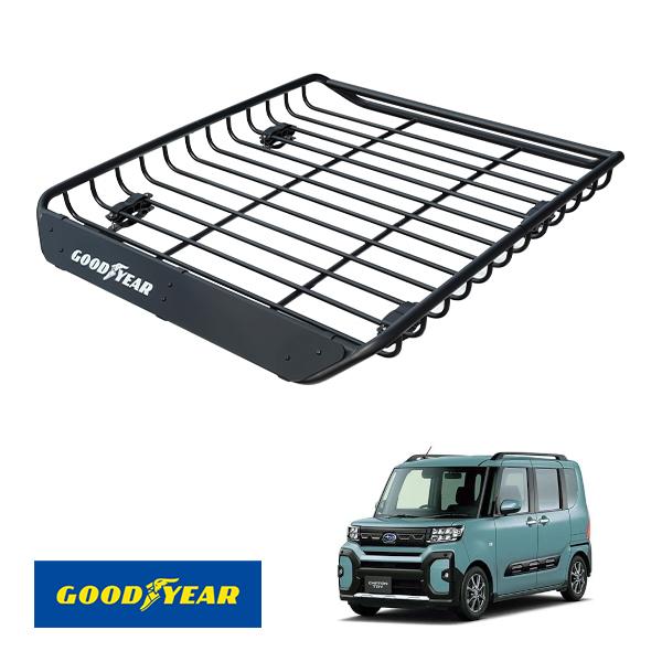 GOODYEAR正規品 スチール ルーフラック MEGA PRO スバル シフォン
