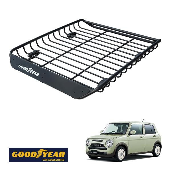 GOODYEAR正規品 スチール ルーフラック MEGA PRO スズキ アルトラパン