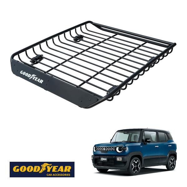ルーフキャリア GOODYEAR正規品 スチール ルーフラック MEGA PRO スズキ クロスビー