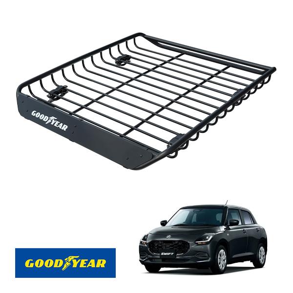 GOODYEAR正規品 スチール ルーフラック MEGA PRO スズキ スイフト