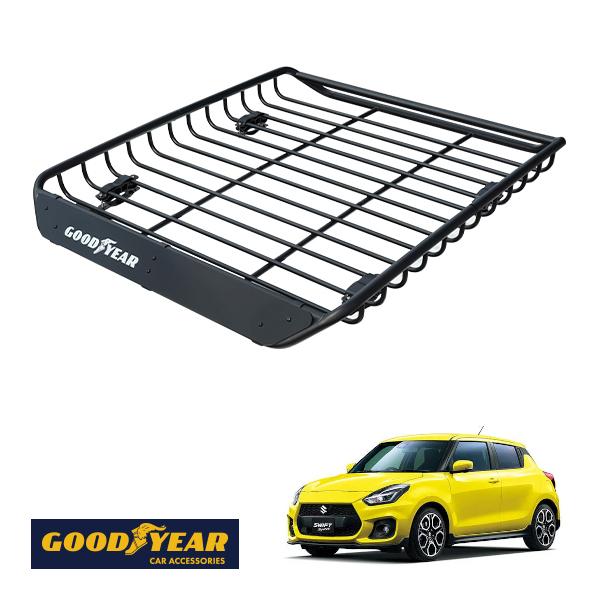 スイフトスポーツ ルーフキャリアのみ GOODYEAR正規品 スチール ルーフラック MEGA PRO スズキ スイフト