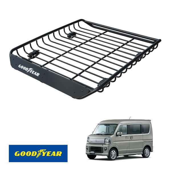 GOODYEAR正規品 スチール ルーフラック MEGA PRO スズキ エブリイ 
