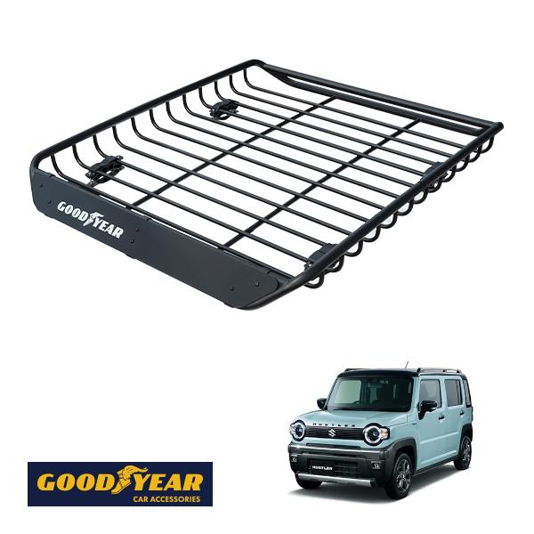 GOODYEAR正規品 スチール ルーフラック MEGA PRO スズキ ハスラータフ