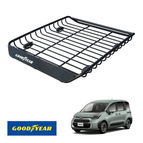 GOODYEAR正規品 スチール ルーフラック MEGA PRO トヨタ シエンタ 10系