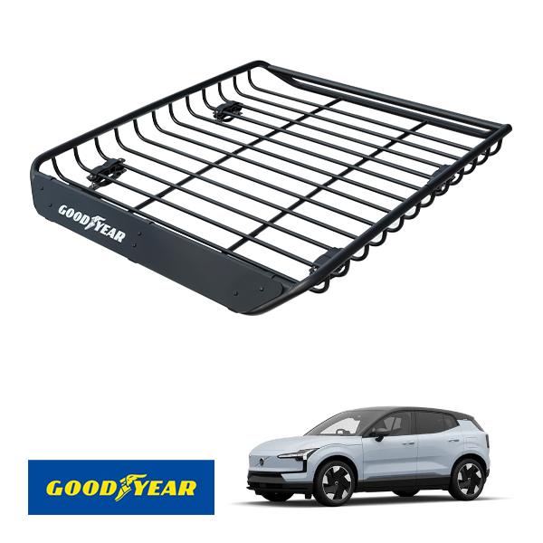 GOODYEAR正規品 スチール ルーフラック MEGA PRO ボルボ EX30 2E