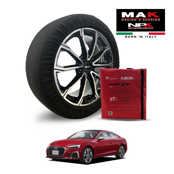 MAK正規品 NPK スノーソックス LIGHT 255/35R19 19インチ 布製 タイヤ チェーン 非金属 EU製 アウディ S5 ベースグレード 3BA