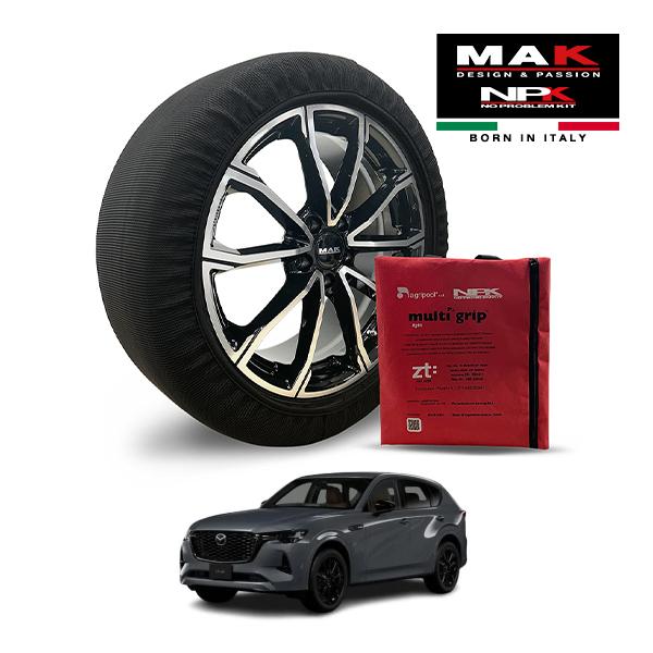 MAK正規品 NPK スノーソックス LIGHT 235/50R20 20インチ 布製