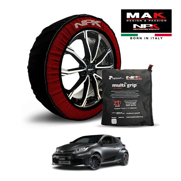 MAK正規品 NPK スノーソックス ORIGINAL 225/40R18 18インチ 布 タイヤ