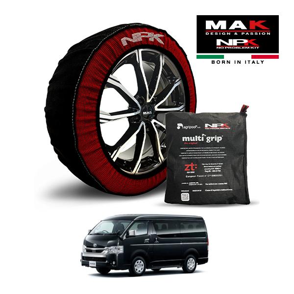 MAK正規品 NPK スノーソックス ORIGINAL 185/75R15 15インチ 布製 