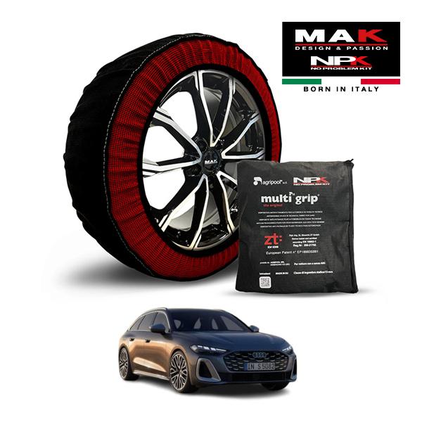 MAK正規品 NPK スノーソックス ORIGINAL 245/40R19 19インチ 布製 タイヤ チェーン アウディ S5アバント ベースグレード 3AA-