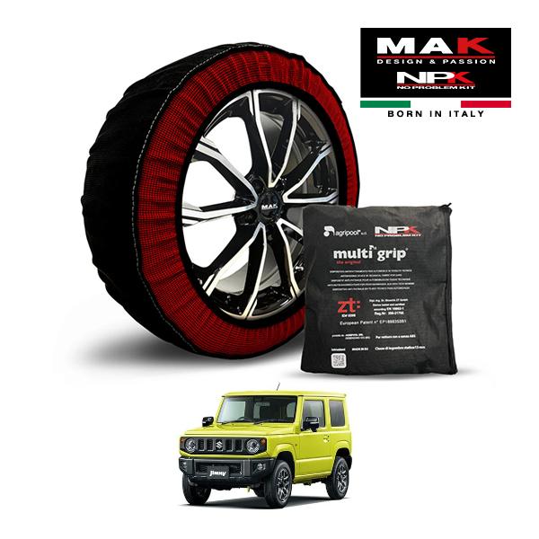 MAK正規品 NPK スノーソックス ORIGINAL 175/80R16 16インチ 布製 