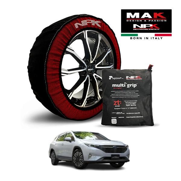 MAK正規品 NPK スノーソックス ORIGINAL 225/55R18 18インチ 布製 チェーン スバル レヴォーグ レイバック プレミアム S:HEV 