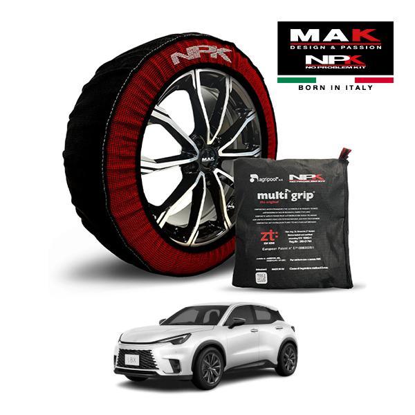 MAK正規品 NPK スノーソックス ORIGINAL 225/60R17 17インチ 布製