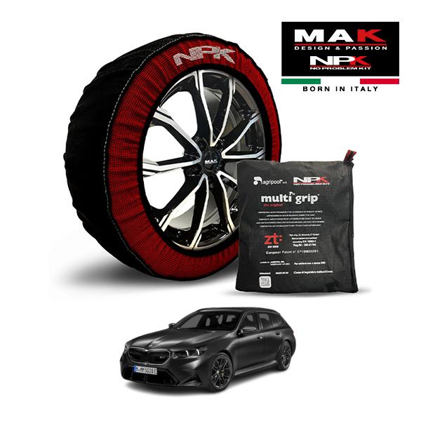 MAK正規品 NPK スノーソックス ORIGINAL 295/35R21 21インチ 布製 タイヤ チェーン 非金属 EU製 BMW M5 M5ツーリング 3