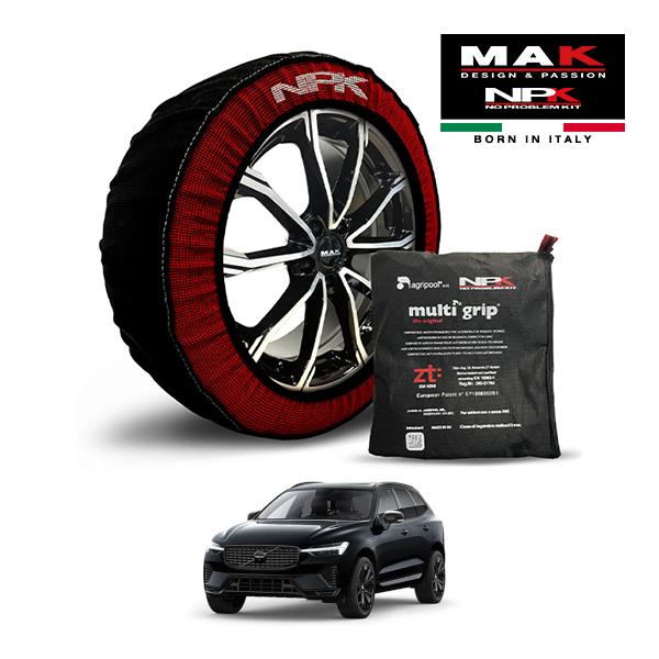 MAK正規品 NPK スノーソックス ORIGINAL 255/40R21 21インチ 布製 タイヤ チェーン ボルボ XC60 リチャージ T6 AWD 5L