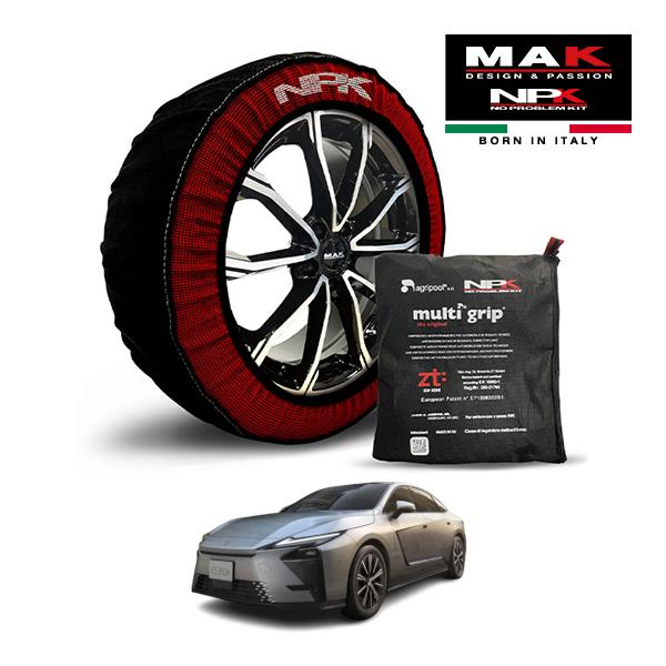 MAK正規品 NPK スノーソックス ORIGINAL 235/55R19 19インチ 布製 タイヤ チェーン 非金属 EU製 レクサス ES ES350h 6