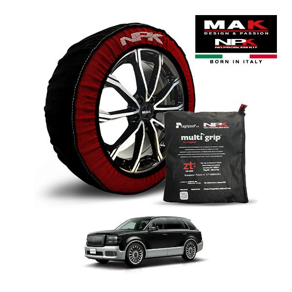 MAK正規品 NPK スノーソックス ORIGINAL 255/55R20 20インチ 布製 タイヤ チェーン トヨタ センチュリー ベースグレード 6LA-G