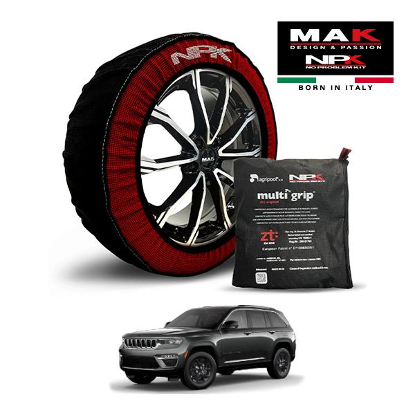 MAK正規品 NPK スノーソックス ORIGINAL 265/60R18 18インチ 布製 タイヤ チェーン ジープ グランドチェロキー ファイナル 7BA-