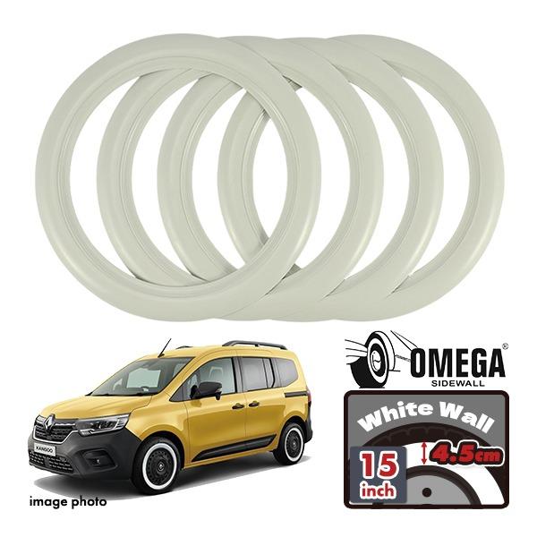 OMEGA PORTWALL 15インチ white wall 4.5cm オフホワイト ウォールリム