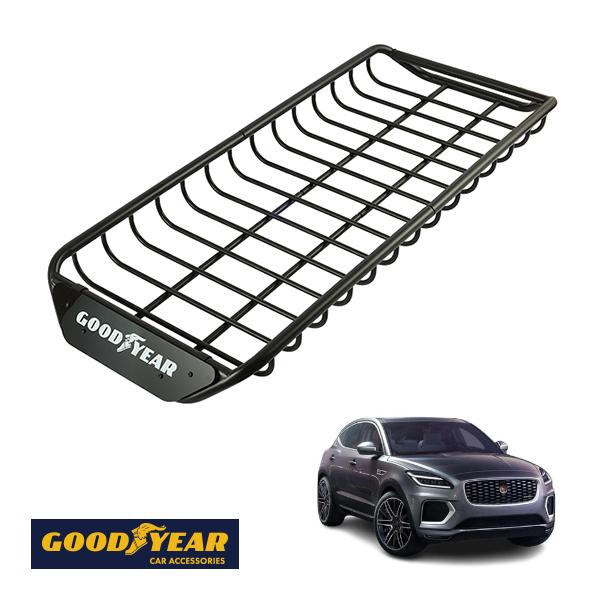 GOODYEAR正規品 スチール ルーフラック SKINNY PRO 1470mm×590mm×124mm ブラック 耐荷重75kg ジャガー Eペイス X54
