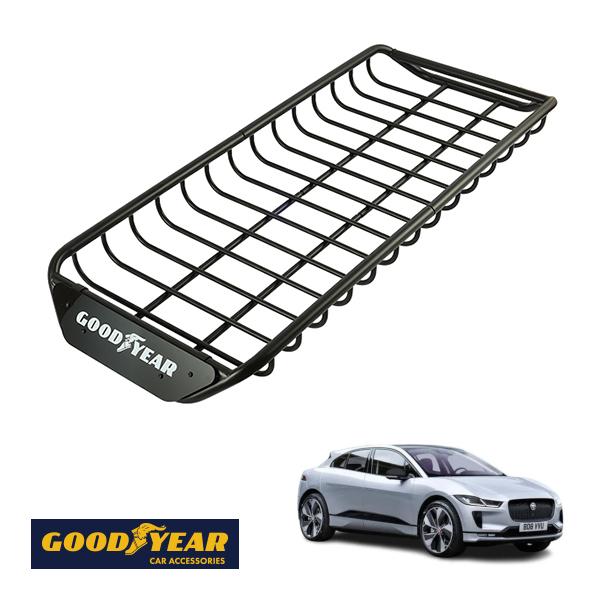 GOODYEAR正規品 スチール ルーフラック SKINNY PRO 1470mm×590mm×124mm ブラック 耐荷重75kg ジャガー Iペイス X59