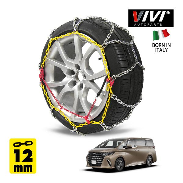 VIVI正規品 スチールチェーン 12mm 亀甲型 225/60R18 18インチ 金属