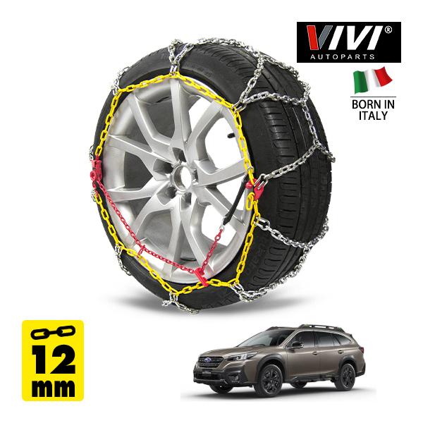 VIVI正規品 スチールチェーン 12mm 亀甲型 225/60R18 18インチ 金属