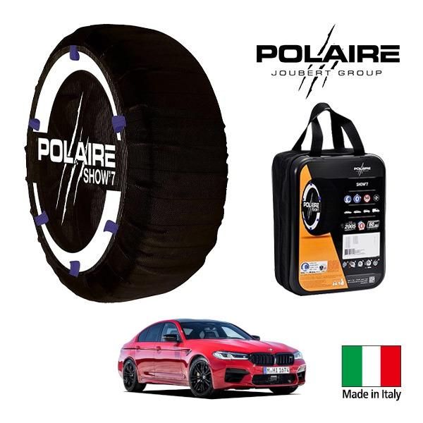 POLAIRE正規品 BMW M5 コンペティション 7BA-82CH44 285/35R20 20インチ 4WD スノーソックス 布製 タイヤ チェーン 非金