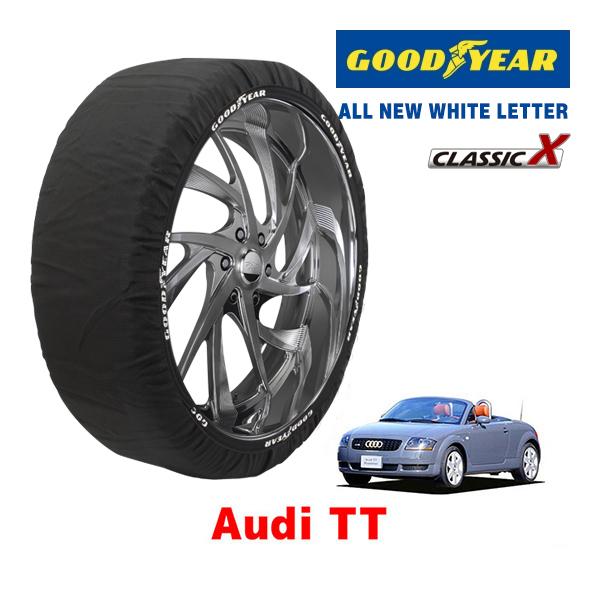 GOODYEAR 正規品 スノーソックス 布製 タイヤチェーン CLASSIC X / Mサイズ AUDI アウディ TT / GH-8NBAMF 225/45
