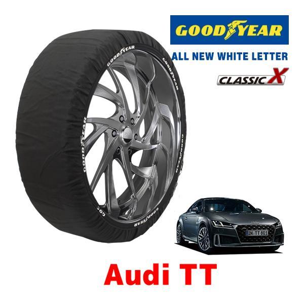 GOODYEAR 正規品 スノーソックス 布製 タイヤチェーン CLASSIC X / Lサイズ AUDI アウディ TT / 3BA-FVDNPF タイヤサイ