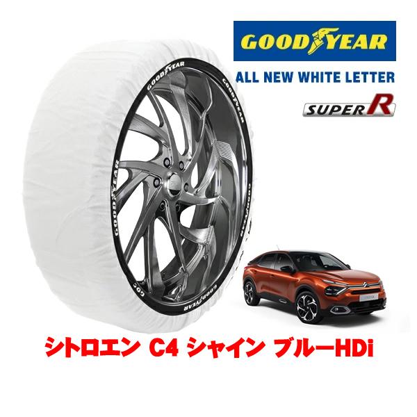 GOODYEAR 正規品 スノーソックス 布製 非金属 タイヤチェーン SUPER R / XLサイズ 195/60R18 シトロエン C4 C41 シャイン 