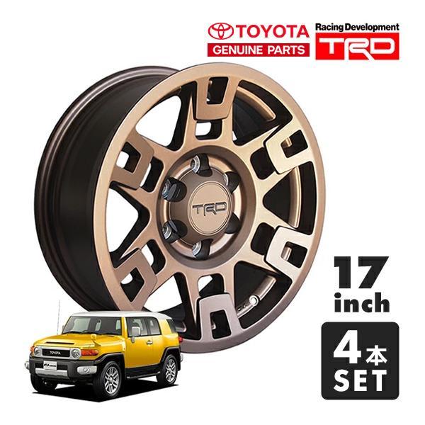 USトヨタ純正 TRD 17インチホイール ブロンズ PTR20-35110-F5 4本