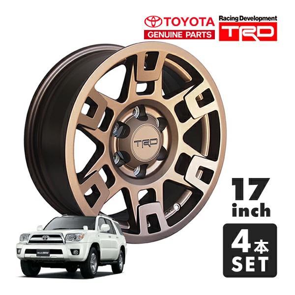 USトヨタ純正 TRD 17インチホイール ブロンズ 4本セット TRDロゴ入