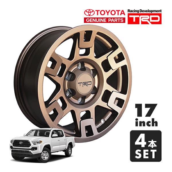 USトヨタ純正 TRD 17インチホイール ブロンズ PTR20-35110-F5 4本 