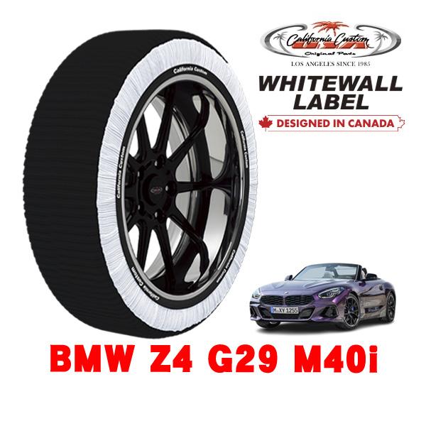 カリフォルニアカスタム スノーソックス タイヤチェーン WHITEWALL LABEL Lサイズ 275/35R19 19インチ BMW Z4 G29 M40i