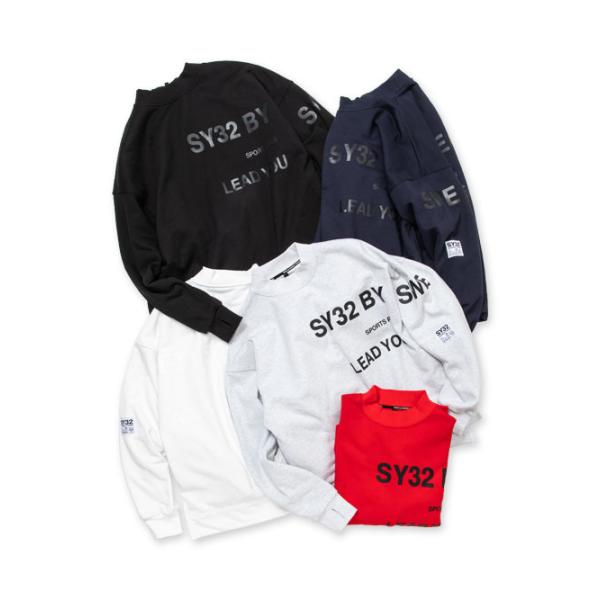 【新品】SY32 bysweetyears／バイカラースウェット トレーナーXL 新品】SY32 bysweetyears／バイカラースウェット トレーナーXL