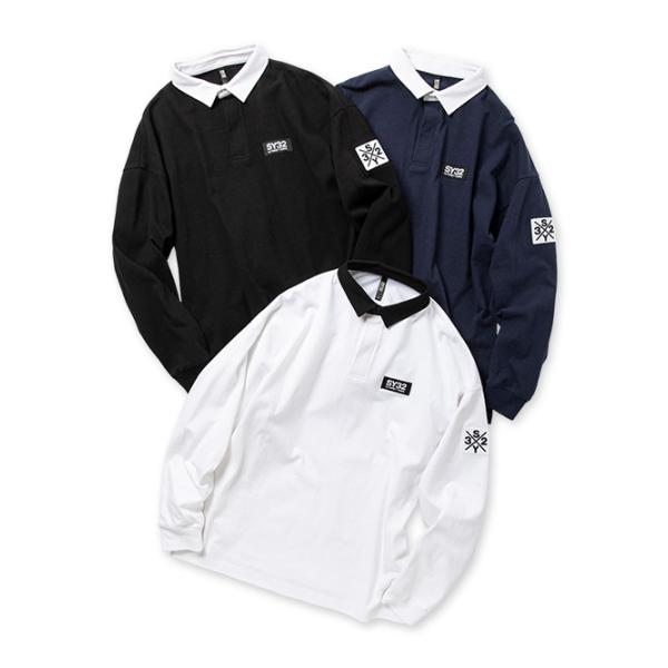 SY32 by SWEET YEARS 長袖ポロシャツ L SY32 by SWEET YEARS 長袖ポロシャツ L SY32 by SWEET YEARS
