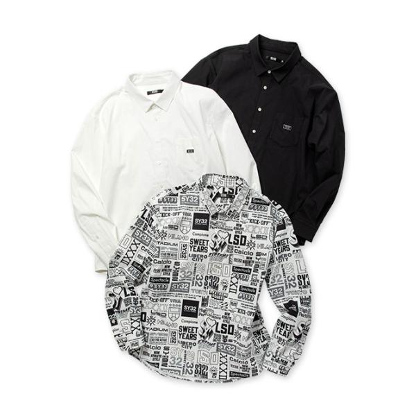 SY32 by sweet years シャツ 長袖 ストレッチ メンズ おしゃれ ブランド 12544 SY32 by SWEET YEARS（エスワイサーティトゥバイスィートイヤーズ