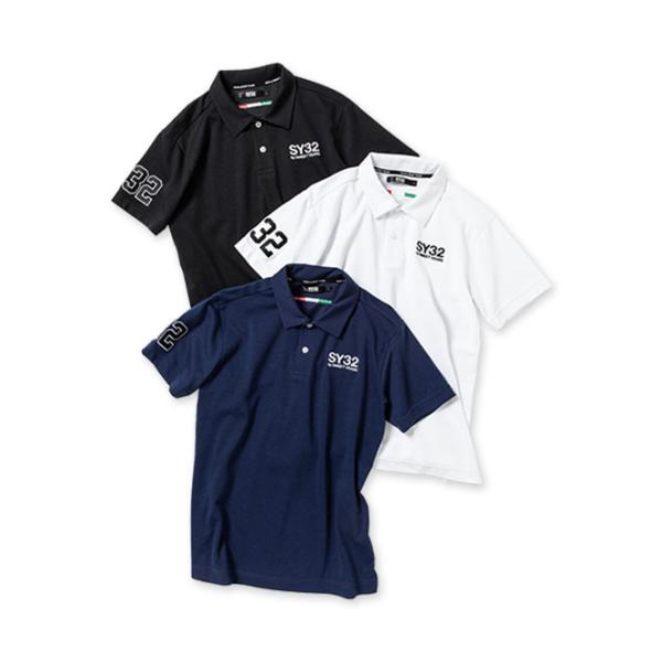SY32 by SWEET YEARS ポロシャツ 半袖 メンズ レディース おしゃれ ブランド ゴルフ 吸水速乾 13027 SY32 by SWEET YEARS（エスワイサーティトゥバイスィートイヤーズ