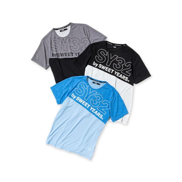 SY32 by SWEET YEARS Tシャツ ギアTシャツ 半袖 メンズ レディース おしゃれ ブランド 13433 SY32 by SWEET YEARS（エスワイサーティトゥバイスィートイヤーズ