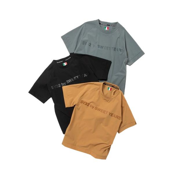 SY32 by SWEET YEARS ロゴ テックTシャツ 半袖 メンズ ブランド おしゃれ かっこいい ゴルフ スポーツ サッカー 14127 お取り寄せ商品 SY32 by SWEET YEARS（エスワイサーティトゥバイスィートイヤーズ