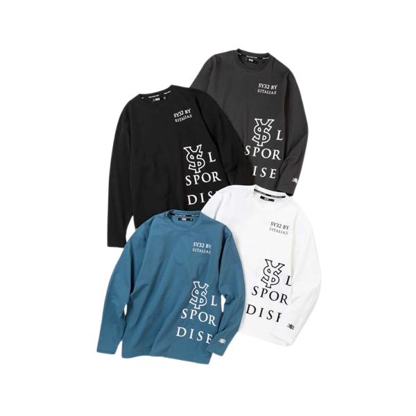 SY32 SWEET YEARS】レディース ロングスリーブ S ホワイト BOX LOGO L/S TEE | ALL ITEMS [SY32 by SWEET YEARS] Tシャツ 長袖 おしゃれ ブランド ロングスリーブ TNS1732J