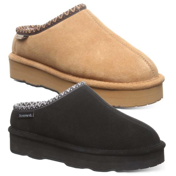 BEARPAW スリッパ ムートン レディース おしゃれ ブランド ルームサンダル 外履き 3038W MARTIS【お取り寄せ】 BEARPAW スリッパ ムートン レディース おしゃれ ブランド ルーム