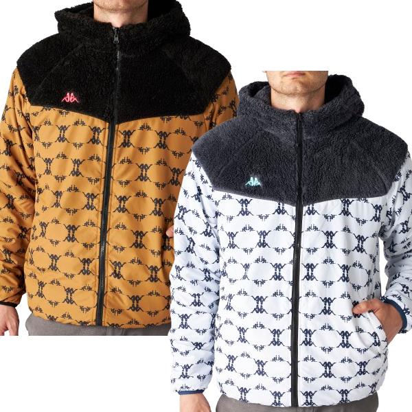 kappa ボアジャケット メンズ ゴルフ ブランド おしゃれ かっこいい リバーシブル ゴルフウェア フルジップ634-209 kappa ボアジャケット メンズ ゴルフ ブランド おしゃれ かっこいい