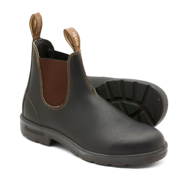 【美品】BLUNDSTONE 500サイドゴアブーツ スタウトブラウン サイズ8 Blundstone ブランドストーン #500 サイドゴアブーツ | circle