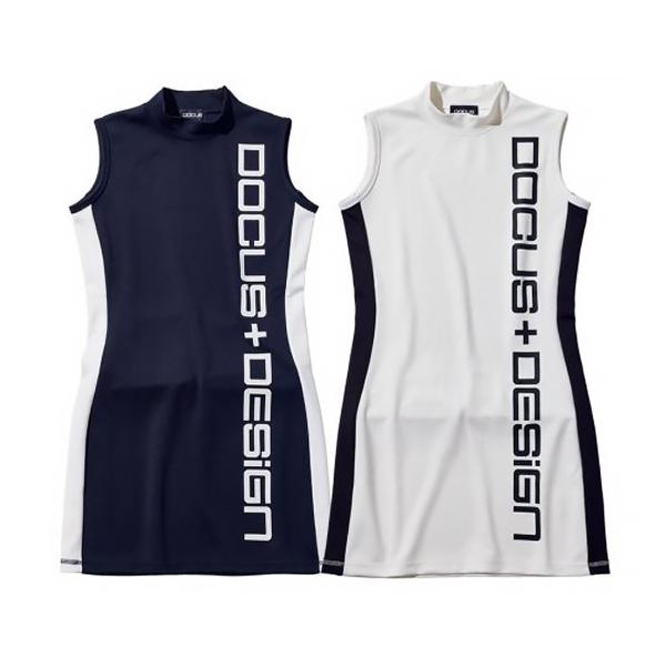 DOCUS ゴルフウェア レディース シャツワンピース ノースリーブ